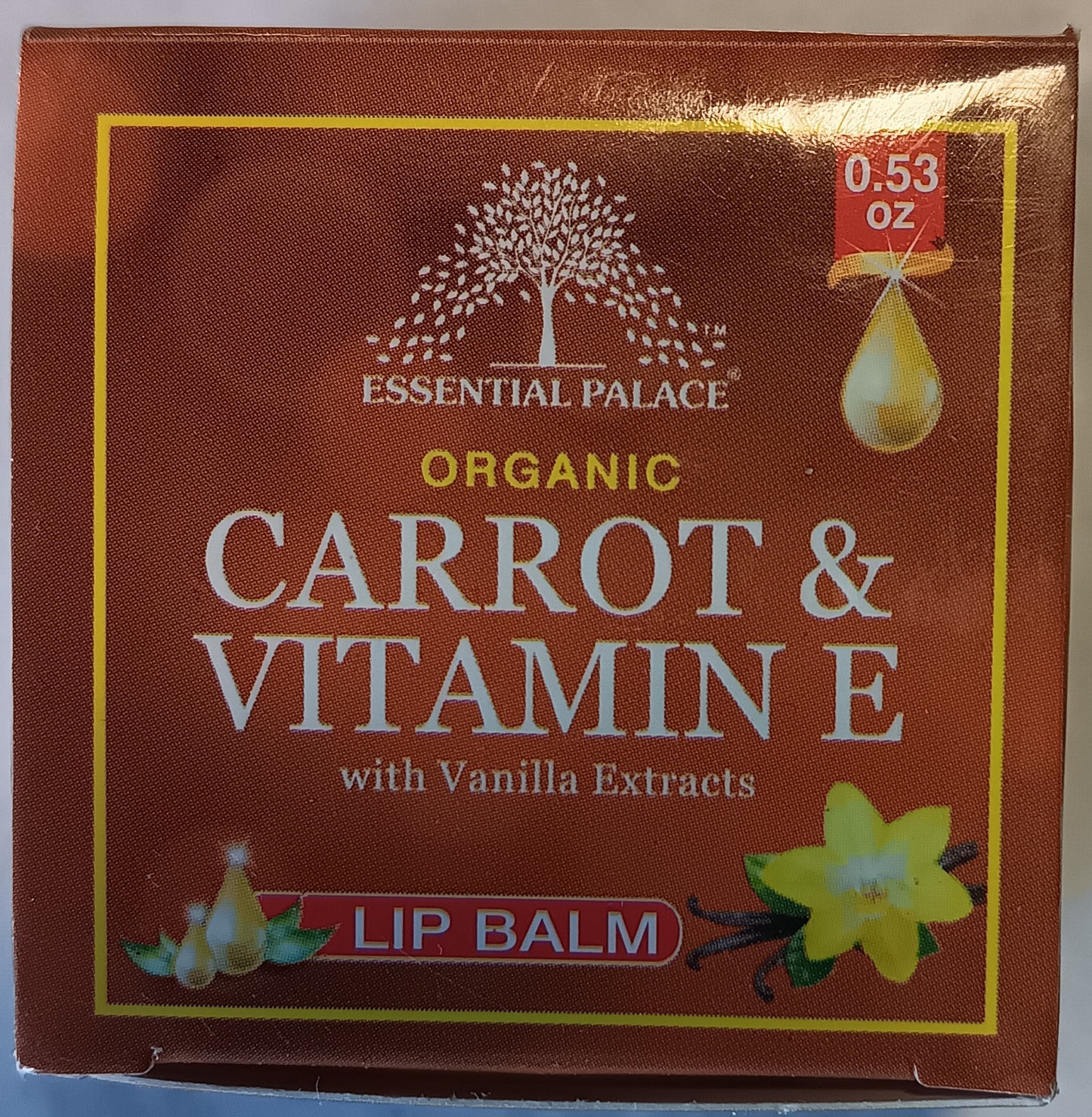 Organic Carrot and Vitamin E Lip Balm