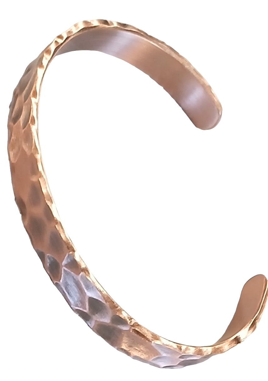 Copper Bracelet (Hammered Style)