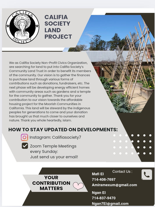 Donate to CalifiaSociety land Trust